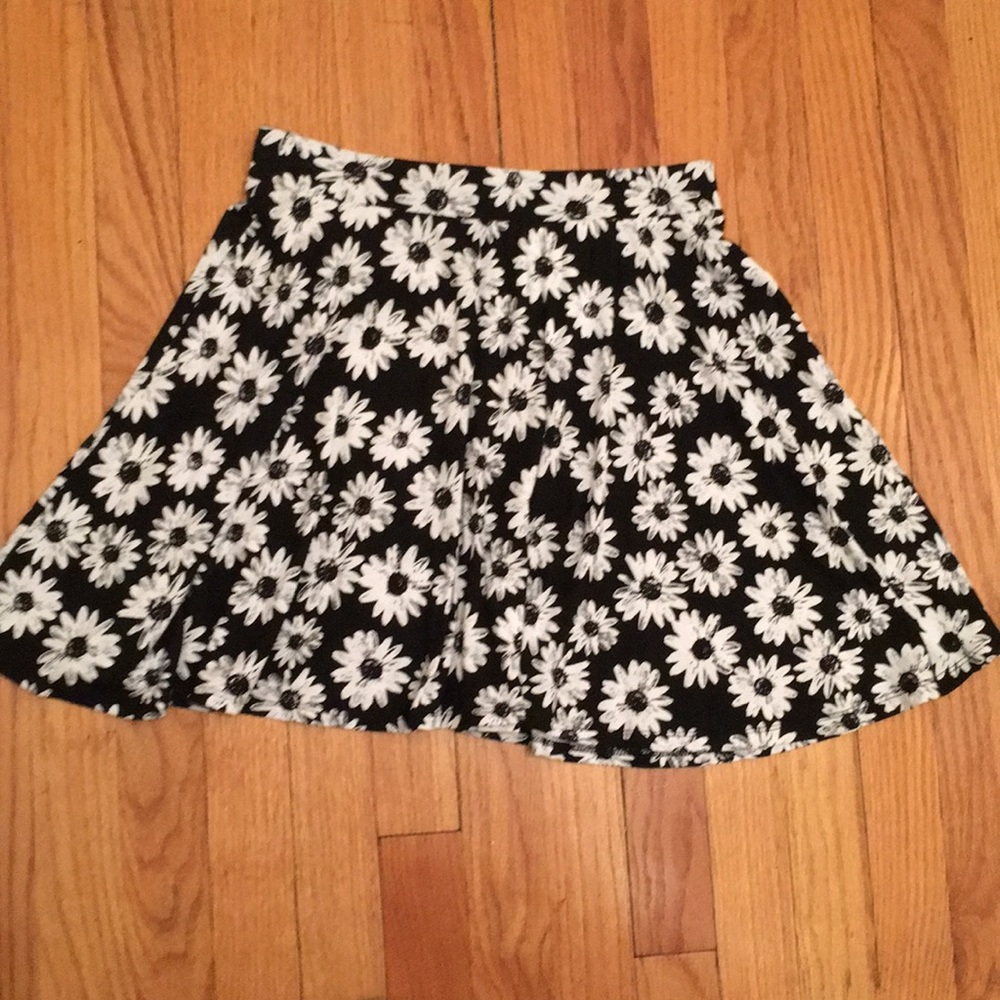Flowered Skater Skirt